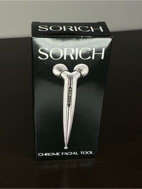 Chrome Facial Tool - 2 Facial 360 degrees Rollerballs